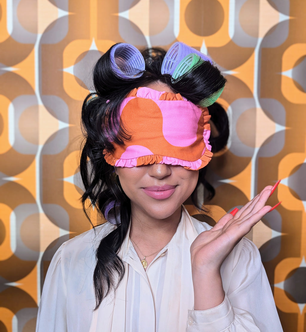 Dragstrip Disco Ruffle Sleep Mask – Weirdstock