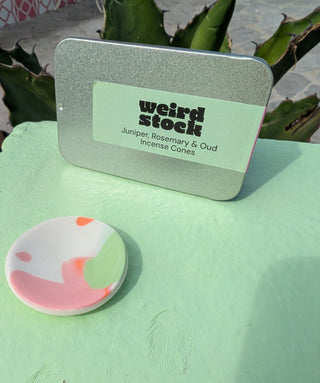 Artisan Glazed Porcelain Incense Holder